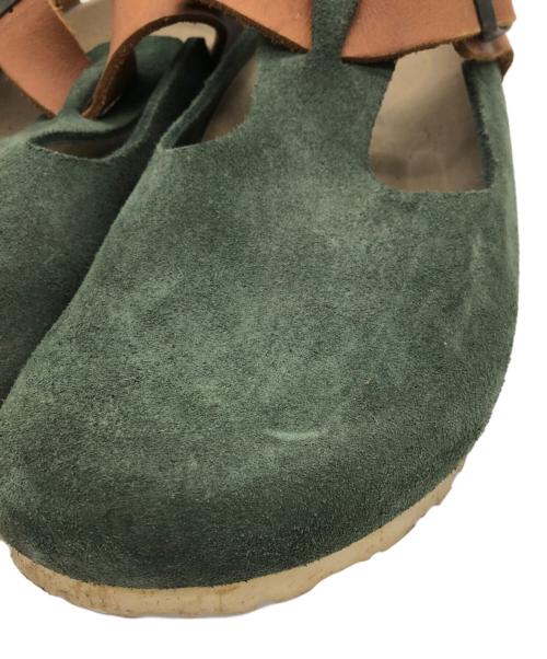 BIRKENSTOCK（ビルケンシュトック）BIRKENSTOCK (ビルケンシュトック) パリ　サンダル グリーン サイズ:SIZE 26.5cmの古着・服飾アイテム