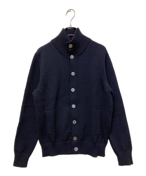 Zanone（ザノーネ）Zanone (ザノーネ) スタンドカラーニットカーディガン ネイビー サイズ:SIZE 48の古着・服飾アイテム