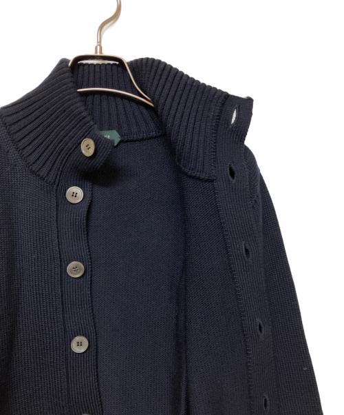 Zanone（ザノーネ）Zanone (ザノーネ) スタンドカラーニットカーディガン ネイビー サイズ:SIZE 48の古着・服飾アイテム