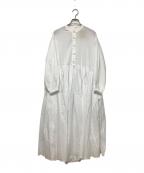 BEARDSLEYビアズリー）の古着「シャツワンピース」｜ホワイト
