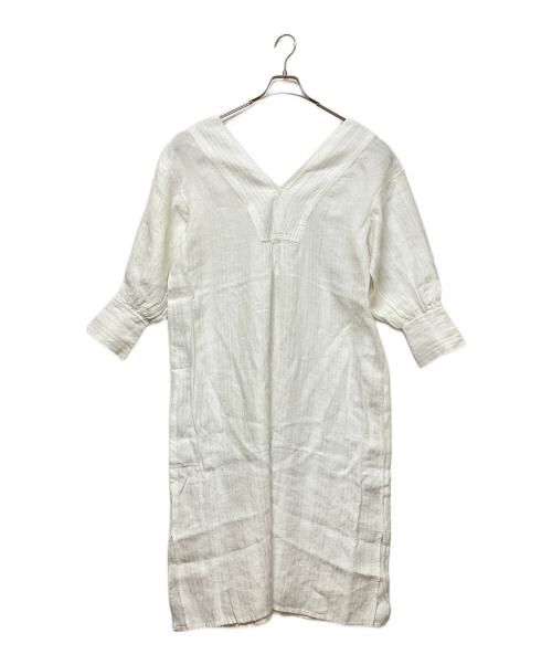 JOURNAL STANDARD relume（ジャーナルスタンダード レリューム）JOURNAL STANDARD relume (ジャーナルスタンダード レリューム) 長袖ワンピース ホワイト サイズ:Freeの古着・服飾アイテム