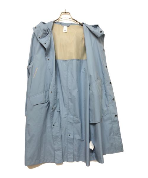 DESCENTE（デサント）DESCENTE (デサント) フーデッドオーバーコート ブルー サイズ:SIZE Mの古着・服飾アイテム