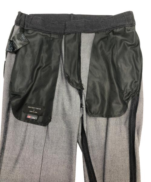 UNITED TOKYO（ユナイテッドトーキョー）UNITED TOKYO (ユナイテッドトーキョー) ストレートパンツ ネイビー サイズ:SIZE 2の古着・服飾アイテム