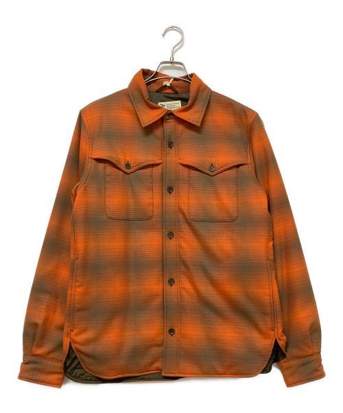 ASPESI（アスペジ）ASPESI (アスペジ) 中綿シャツジャケット オレンジ サイズ:SIZE Mの古着・服飾アイテム