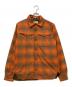 ASPESI（アスペジ）の古着「中綿シャツジャケット」｜オレンジ
