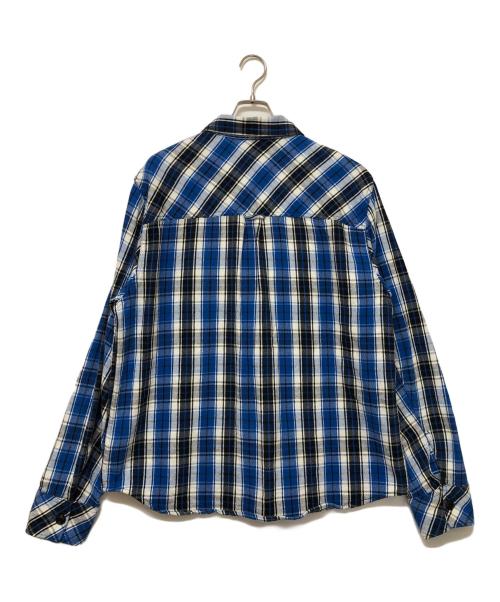 DIESEL（ディーゼル）DIESEL (ディーゼル) 長袖シャツ ブルー サイズ:SIZE Lの古着・服飾アイテム