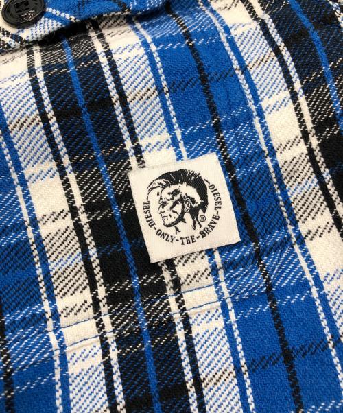 DIESEL（ディーゼル）DIESEL (ディーゼル) 長袖シャツ ブルー サイズ:SIZE Lの古着・服飾アイテム