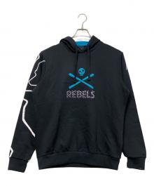 HEAD（ヘッド）の古着「プルオーバーパーカー」｜ブラック×ブルー