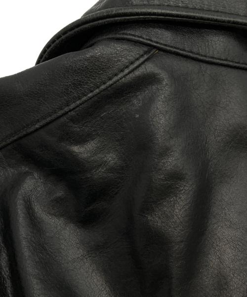GENERAL SUPPLY（ジェネラルサプライ）GENERAL SUPPLY (ジェネラルサプライ) レザージャケット ブラック サイズ:SIZE Mの古着・服飾アイテム