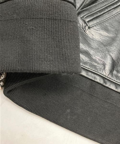 GENERAL SUPPLY（ジェネラルサプライ）GENERAL SUPPLY (ジェネラルサプライ) レザージャケット ブラック サイズ:SIZE Mの古着・服飾アイテム