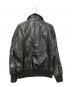 GENERAL SUPPLY (ジェネラルサプライ) レザージャケット ブラック サイズ:SIZE M：12000円