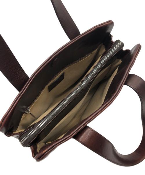 HIROFU（ヒロフ）HIROFU (ヒロフ) ハンドバッグ ブラウンの古着・服飾アイテム