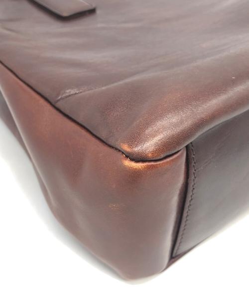 HIROFU（ヒロフ）HIROFU (ヒロフ) ハンドバッグ ブラウンの古着・服飾アイテム