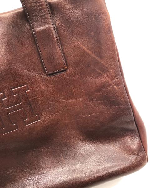 HIROFU（ヒロフ）HIROFU (ヒロフ) ハンドバッグ ブラウンの古着・服飾アイテム