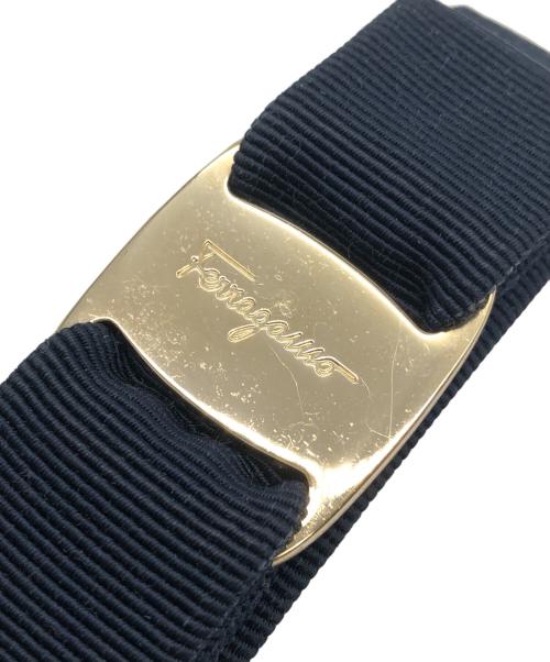 Ferragamo（フェラガモ）Ferragamo (フェラガモ) バレッタ ブラックの古着・服飾アイテム