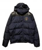 GUCCIグッチ）の古着「ダウンジャケット」｜ネイビー×ブラック