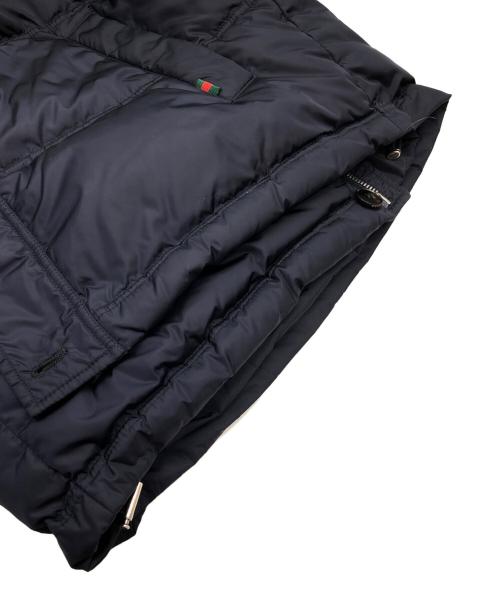 GUCCI（グッチ）GUCCI (グッチ) ダウンジャケット ネイビー×ブラック サイズ:SIZE 48の古着・服飾アイテム
