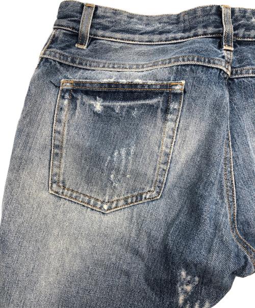 DOLCE & GABBANA（ドルチェ＆ガッバーナ）DOLCE & GABBANA (ドルチェ＆ガッバーナ) ダメージデニムパンツ インディゴ サイズ:50の古着・服飾アイテム