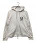 ARMANI EXCHANGE（アルマーニ エクスチェンジ）の古着「ジップパーカー」｜ホワイト