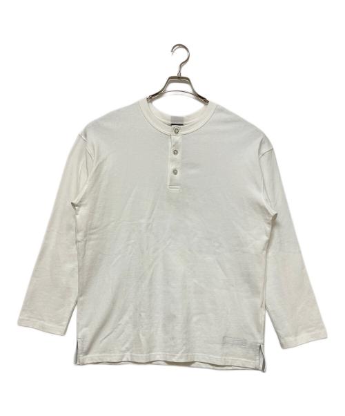 FRIZM WORKS（フリズムワークス）FRIZM WORKS (フリズムワークス) 長袖カットソー ホワイト サイズ:SIZE Sの古着・服飾アイテム