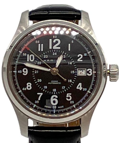 HAMILTON（ハミルトン）HAMILTON (ハミルトン) 腕時計 ブラックの古着・服飾アイテム