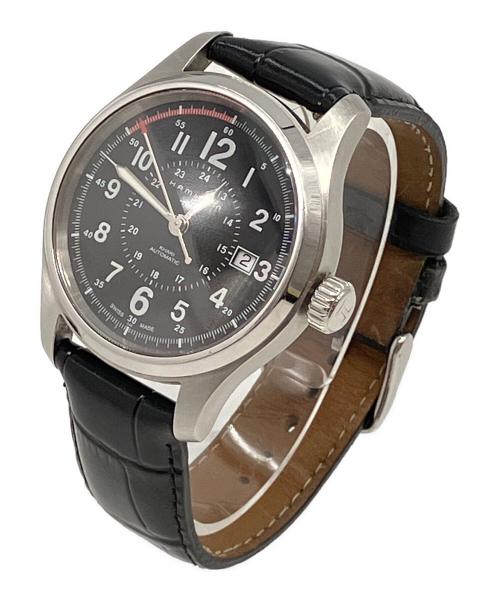 HAMILTON（ハミルトン）HAMILTON (ハミルトン) 腕時計 ブラックの古着・服飾アイテム