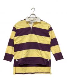 INSCRIRE（アンスクリア）の古着「ポロシャツ」｜イエロー×パープル
