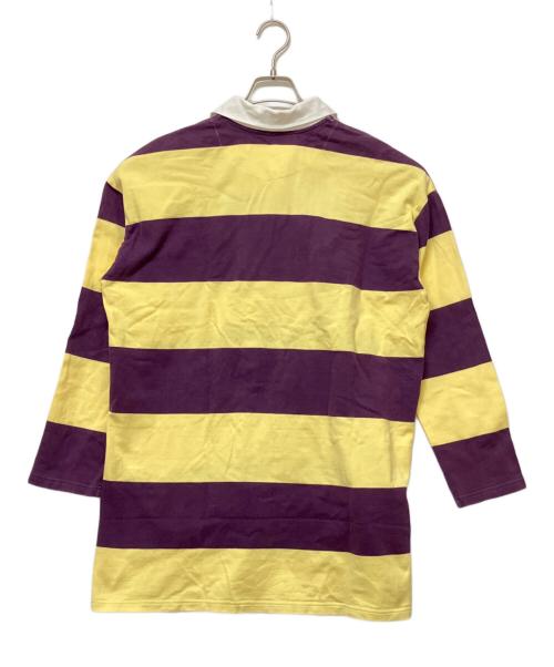 INSCRIRE（アンスクリア）INSCRIRE (アンスクリア) ポロシャツ イエロー×パープル サイズ:不明の古着・服飾アイテム