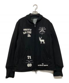 中古・古着通販】BREATH (ブレス) ウールスタジャン ブラック サイズ:L 