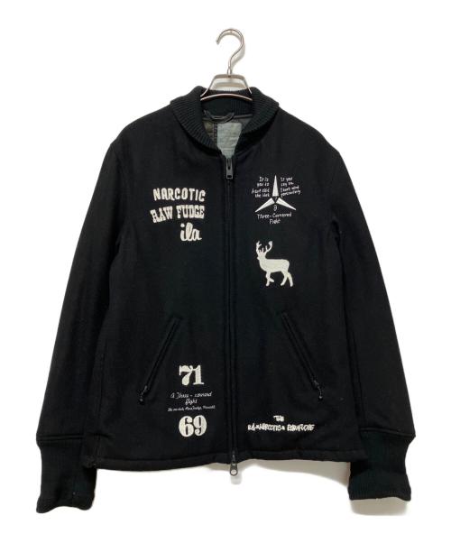 ila（アイラ）ila (アイラ) スタジャン ブラック サイズ:SIZE Mの古着・服飾アイテム