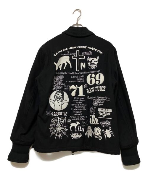 ila（アイラ）ila (アイラ) スタジャン ブラック サイズ:SIZE Mの古着・服飾アイテム