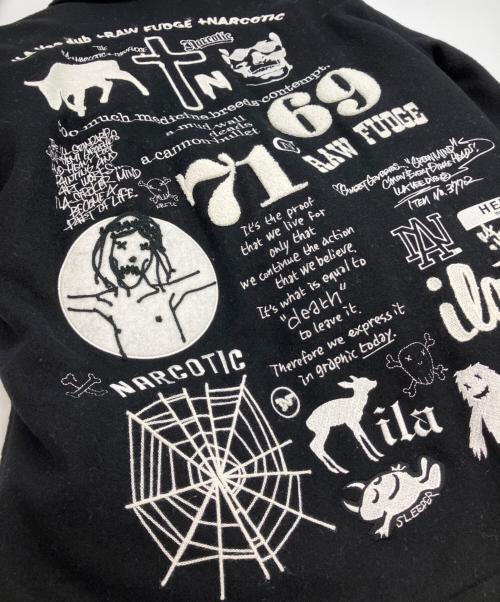 ila（アイラ）ila (アイラ) スタジャン ブラック サイズ:SIZE Mの古着・服飾アイテム