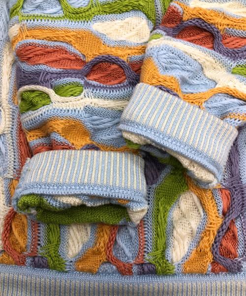 Coogi（クージー）COOGI (クージー) 厚手ニット マルチカラー サイズ:SIZE SSの古着・服飾アイテム