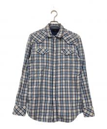 DIESEL（ディーゼル）の古着「長袖シャツ」｜ブルー×グレー