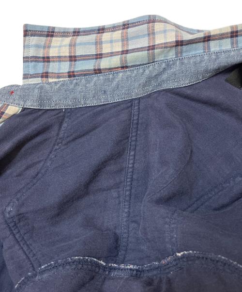 DIESEL（ディーゼル）DIESEL (ディーゼル) 長袖シャツ ブルー×グレー サイズ:SIZE Sの古着・服飾アイテム