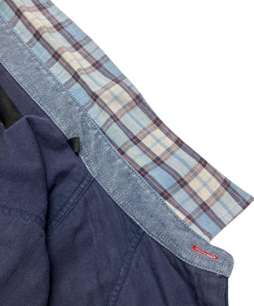 DIESEL（ディーゼル）DIESEL (ディーゼル) 長袖シャツ ブルー×グレー サイズ:SIZE Sの古着・服飾アイテム