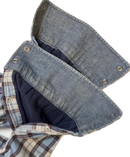 DIESEL（ディーゼル）DIESEL (ディーゼル) 長袖シャツ ブルー×グレー サイズ:SIZE Sの古着・服飾アイテム