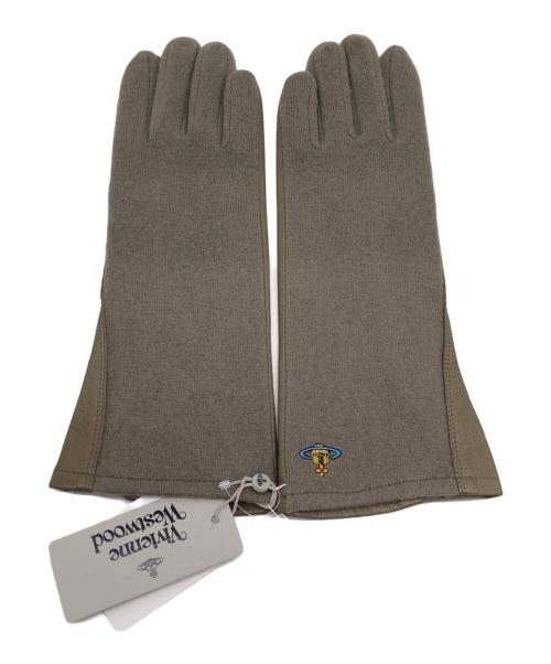 Vivienne Westwood（ヴィヴィアンウエストウッド）Vivienne Westwood (ヴィヴィアンウエストウッド) 手袋 グレージュ 未使用品の古着・服飾アイテム