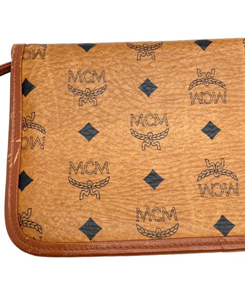 MCM（エムシーエム）MCM (エムシーエム) ショルダーバッグ ブラウンの古着・服飾アイテム