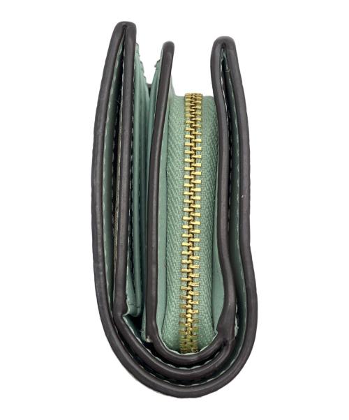 MICHAEL KORS（マイケル・コース）MICHAEL KORS (マイケル・コース) 2つ折り財布 グリーンの古着・服飾アイテム