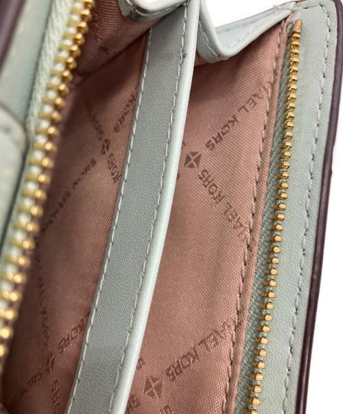MICHAEL KORS（マイケル・コース）MICHAEL KORS (マイケル・コース) 2つ折り財布 グリーンの古着・服飾アイテム