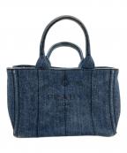 PRADAプラダ）の古着「カナパ SS(ミニ)」｜インディゴ
