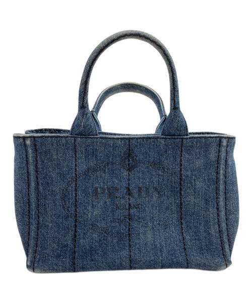 PRADA（プラダ）PRADA (プラダ) カナパ SS(ミニ) インディゴの古着・服飾アイテム