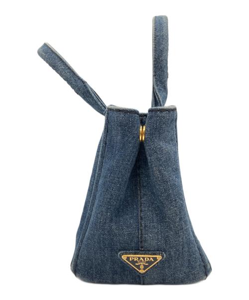 PRADA（プラダ）PRADA (プラダ) カナパ SS(ミニ) インディゴの古着・服飾アイテム