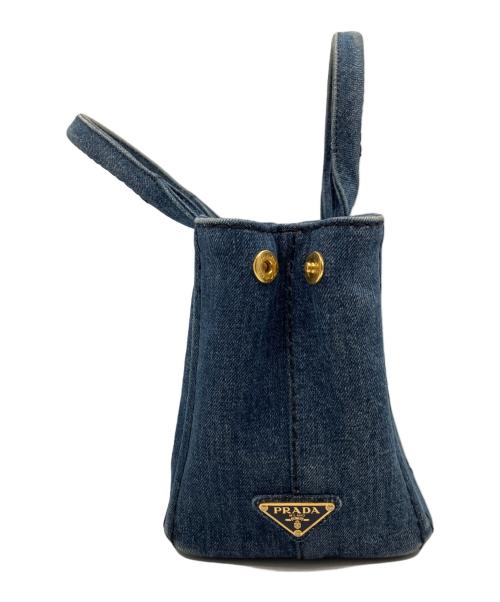 PRADA（プラダ）PRADA (プラダ) カナパ SS(ミニ) インディゴの古着・服飾アイテム