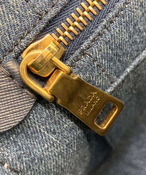 PRADA（プラダ）PRADA (プラダ) カナパ SS(ミニ) インディゴの古着・服飾アイテム