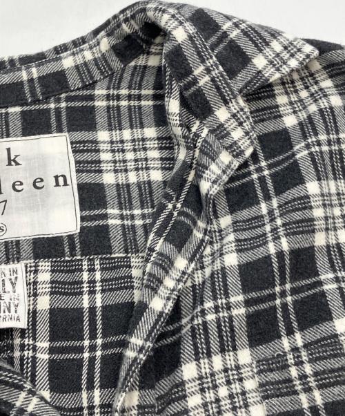 Frank&Eileen（フランクアンドアイリーン）Frank&Eileen (フランクアンドアイリーン) 長袖シャツ ブラック×ホワイト サイズ:XSの古着・服飾アイテム