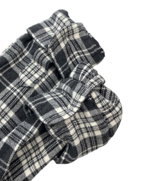 Frank&Eileen（フランクアンドアイリーン）Frank&Eileen (フランクアンドアイリーン) 長袖シャツ ブラック×ホワイト サイズ:XSの古着・服飾アイテム