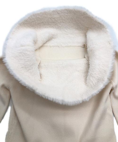 JUSGLITTY（ジャスグリッティー）JUSGLITTY (ジャスグリッティー) 厚手ニット ベージュ サイズ:2の古着・服飾アイテム