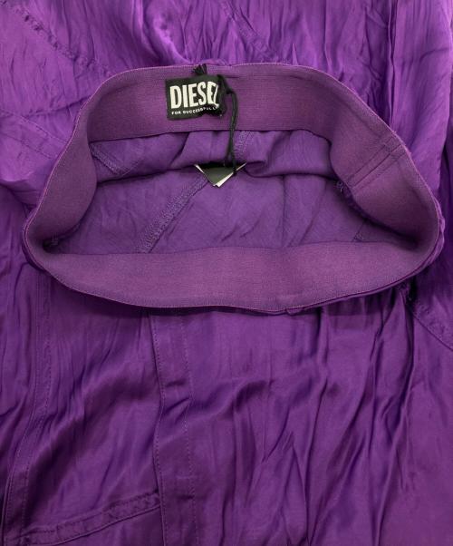 DIESEL（ディーゼル）DIESEL (ディーゼル) 切替ロングスカート パープル サイズ:SIZE XSの古着・服飾アイテム